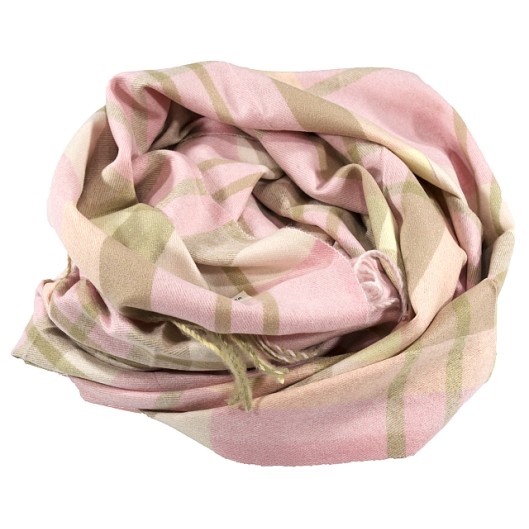 Дамски  шал кашмир  "Sorentо" розов